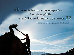 mensagem de Michel de Montaigne