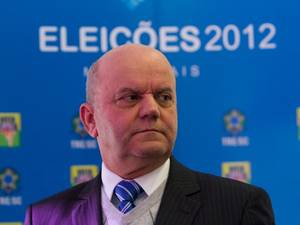 Foto do presidente do TRESC, desembargador Luiz Cézar Medeiros