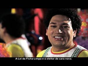 Imagem da campanha sobre o voto limpo